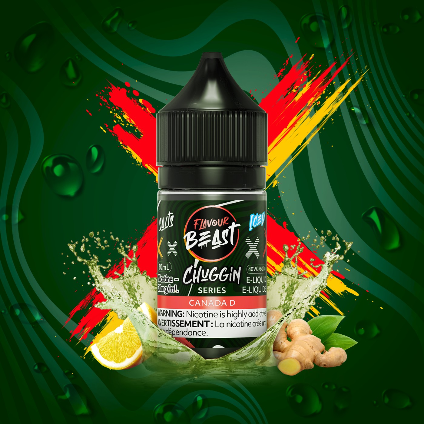 CHUGGIN CANADA D FLAVOUR BEAST 30mL salt nic e-liquid