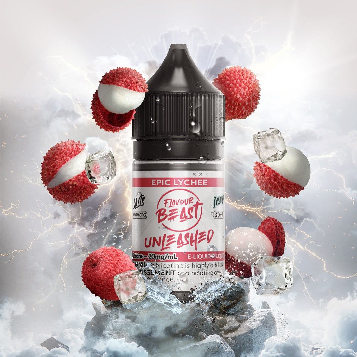 EPIC LYCHEE FLAVOUR BEAST 30mL salt nic e-liquid