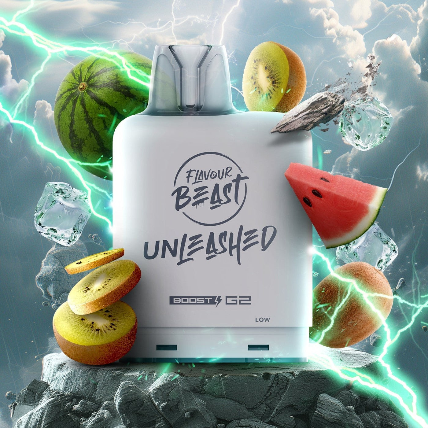 EPIC WATERMELON KIWI LEVEL X UNLEASHED BOOST G2 32K POD pod