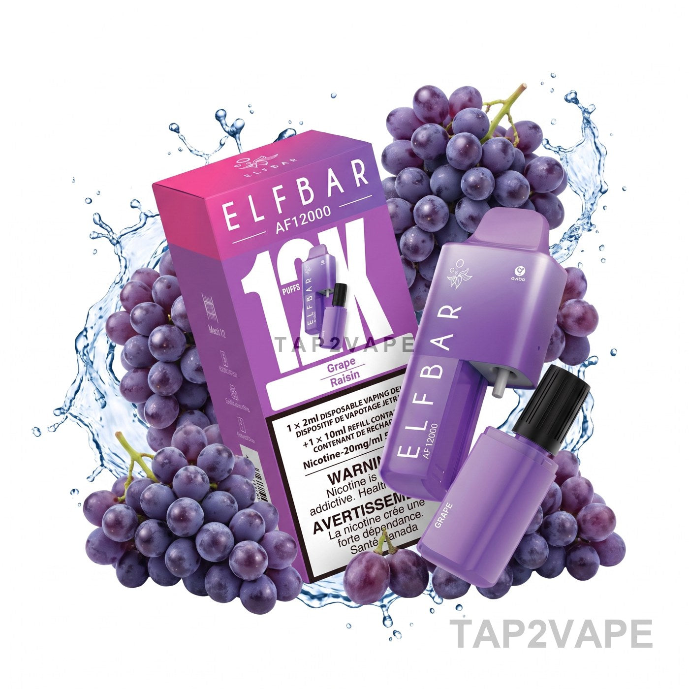 GRAPE ELF BAR AF12000