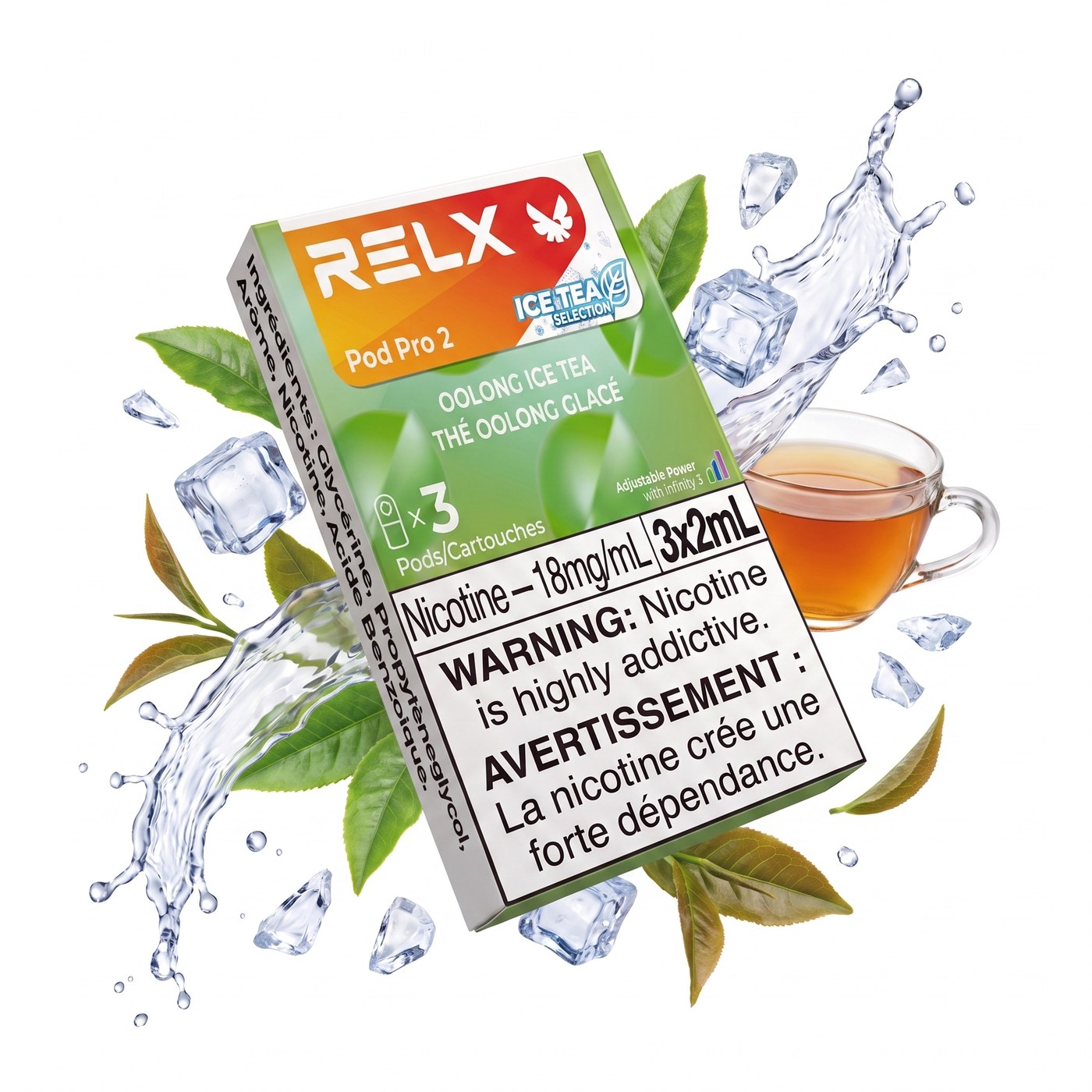 OOLONG ICE TEA RELX PRO 2 POD PACK