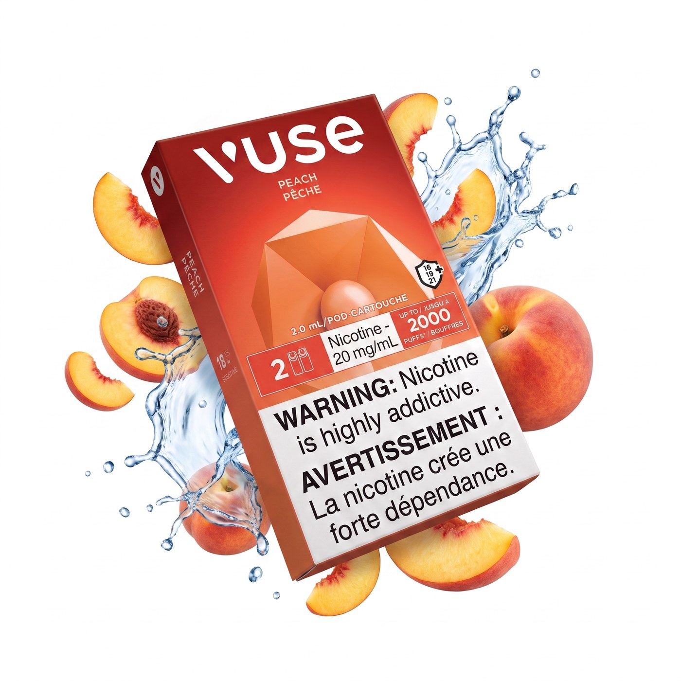 PEACH VUSE POD PACK