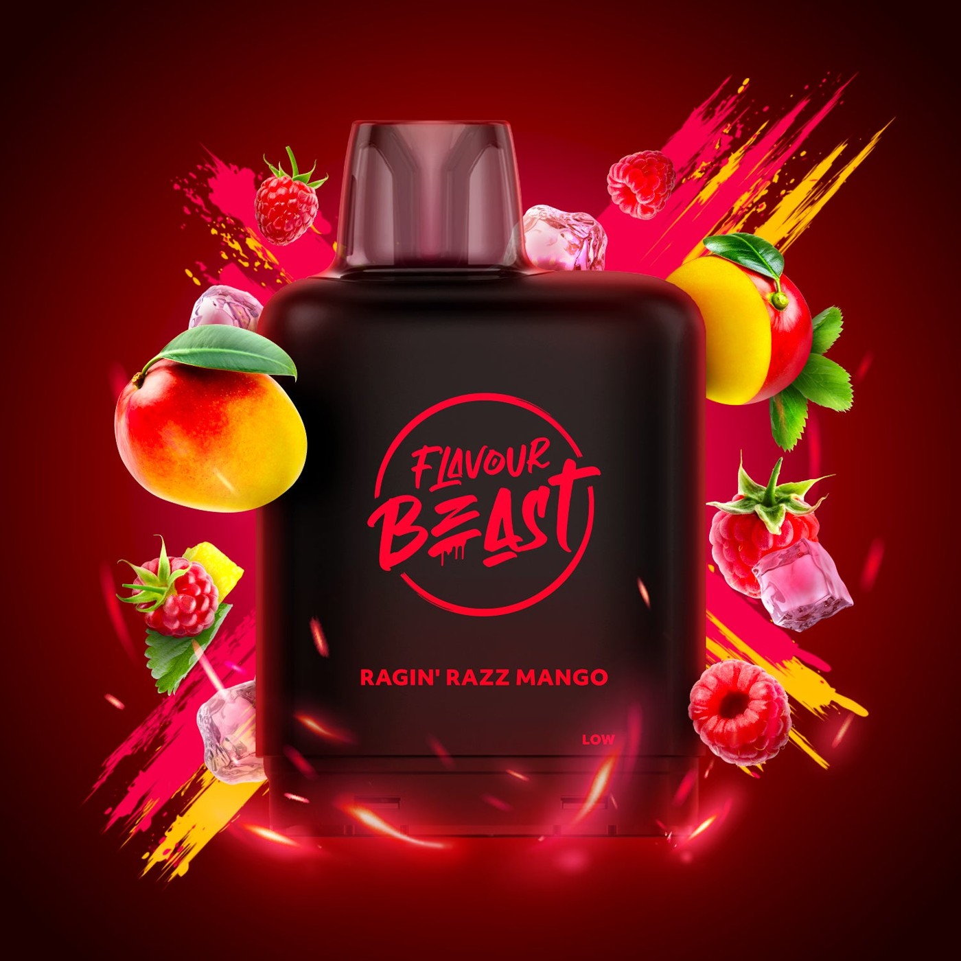 RAGIN' RAZZ MANGO ICED LEVEL X BOOST G2 32K POD pod