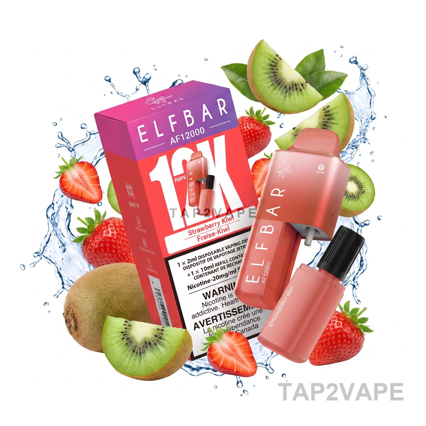 STRAWBERRY KIWI ELF BAR AF12000