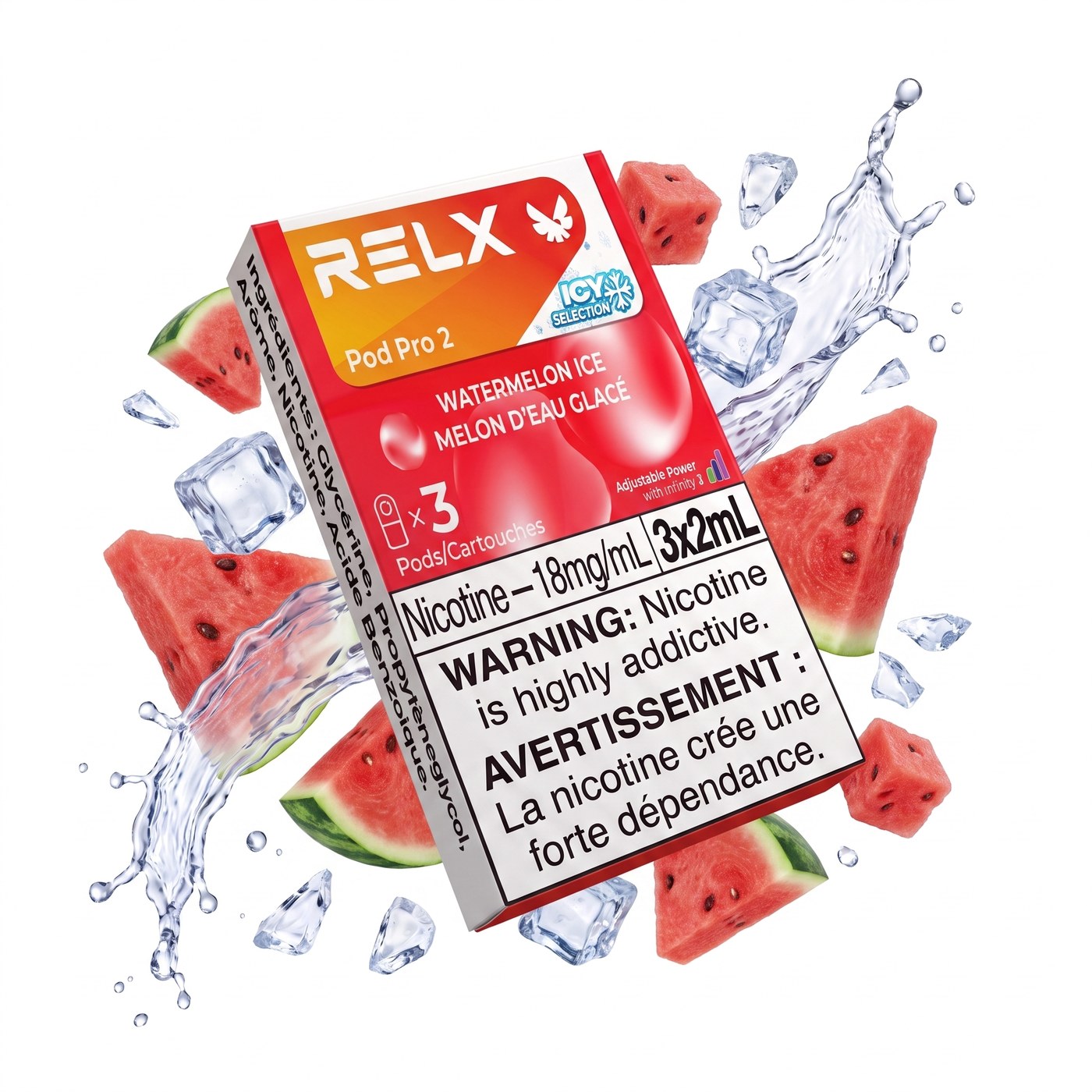 WATERMELON ICE RELX PRO 2 POD PACK