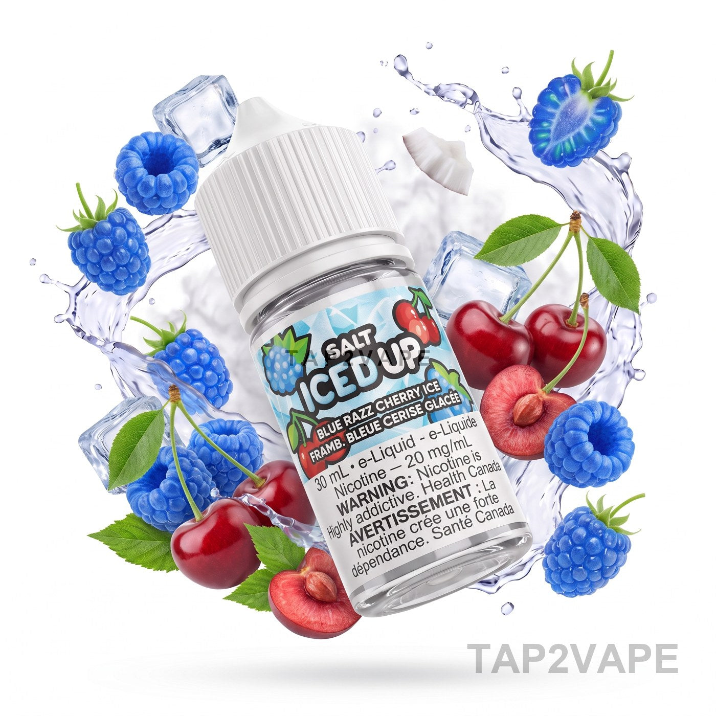 BLUE RAZZ CHERRY ICE ICED UP