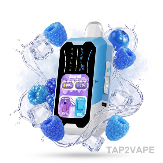 BLUE RAZZ ICE RIFBAR MIXPRO 40K
