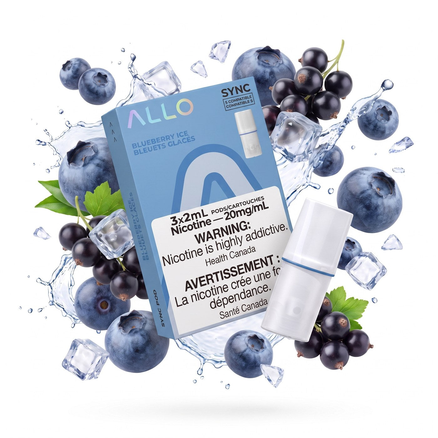 BLUEBERRY ICE ALLO SYNC POD PACK