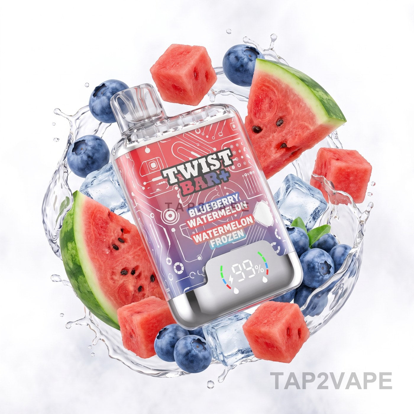 BLUEBERRY WATERMELON + WATERMELON FROZEN TWIST BAR+