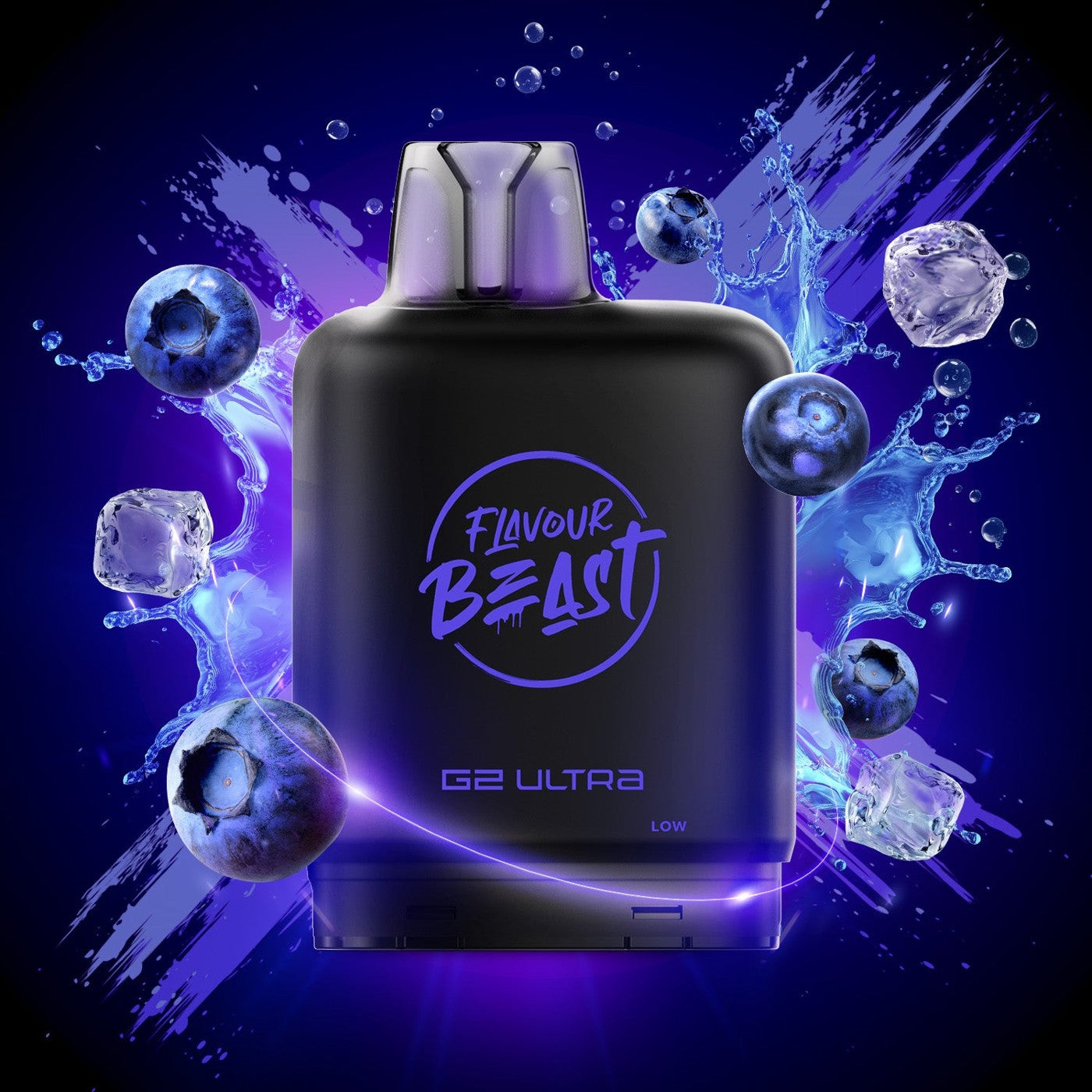 CHUGGIN' BLUEBERRY SPARKLE (ICED) LEVEL X G2 ULTRA 50K POD pod