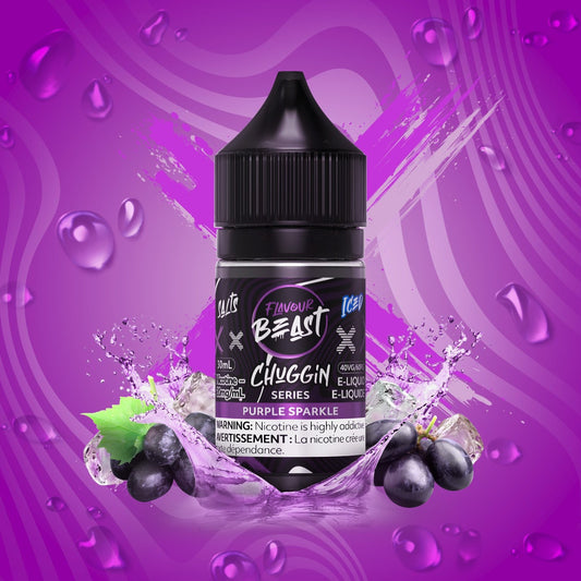 CHUGGIN PURPLE SPARKLE FLAVOUR BEAST 30mL salt nic e-liquid