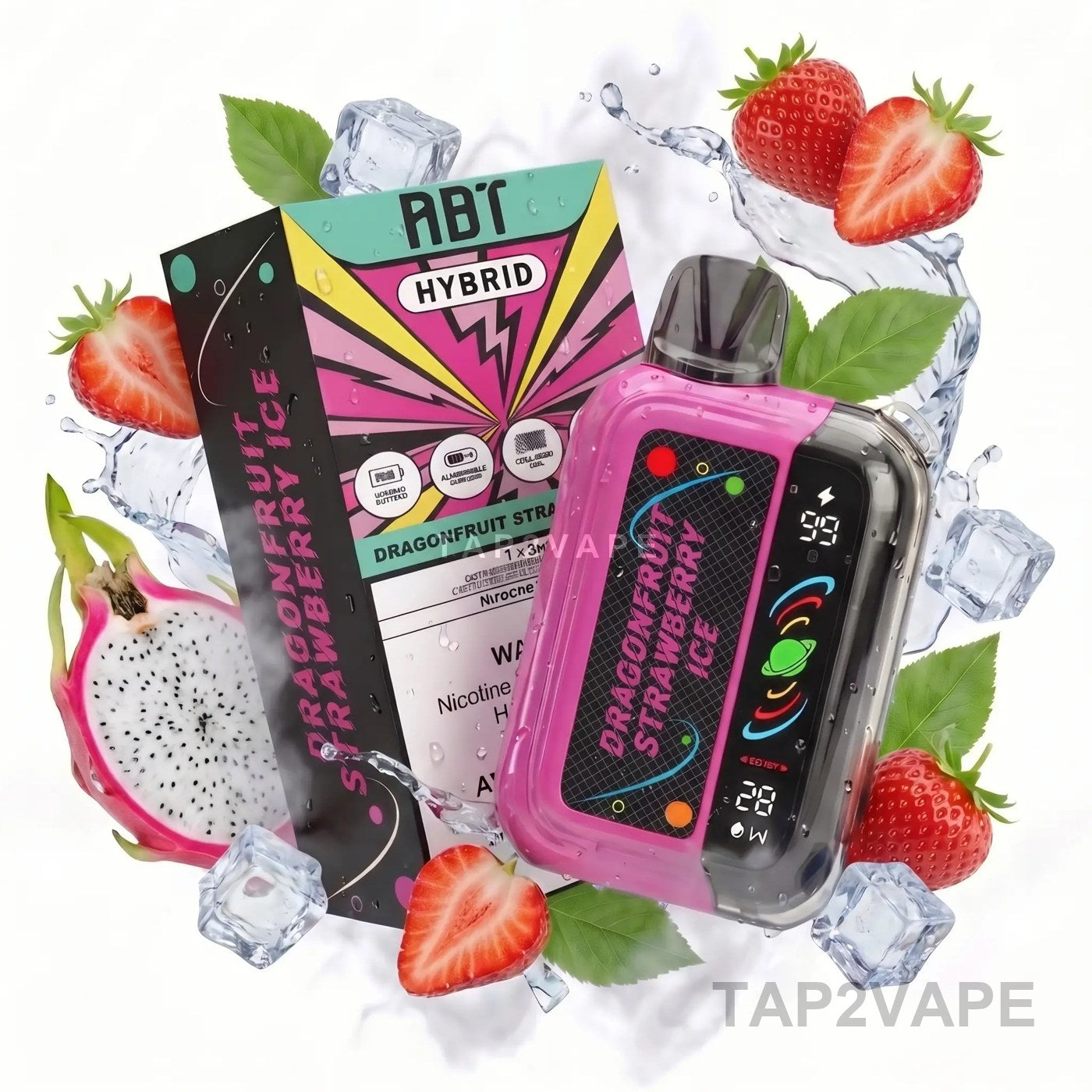 DRAGONFRUIT STRAWBERRY ICE ABT HYBRID