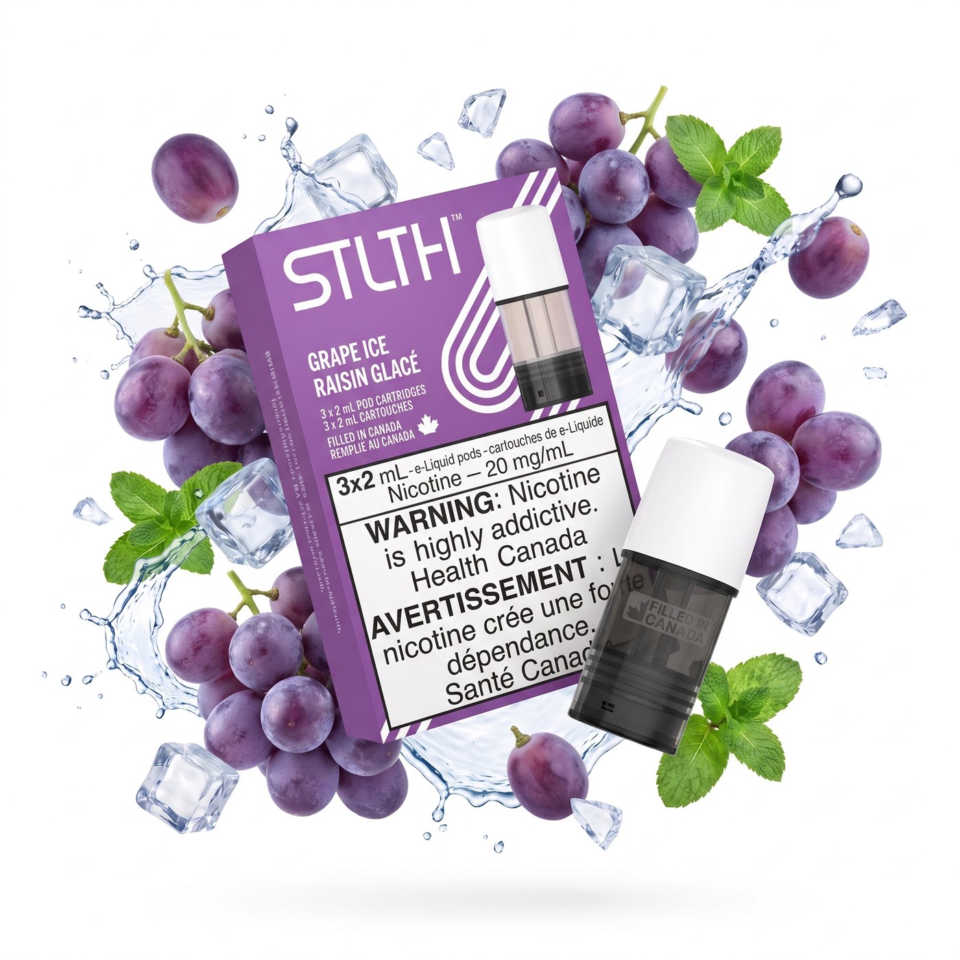 GRAPE ICE STLTH POD PACK