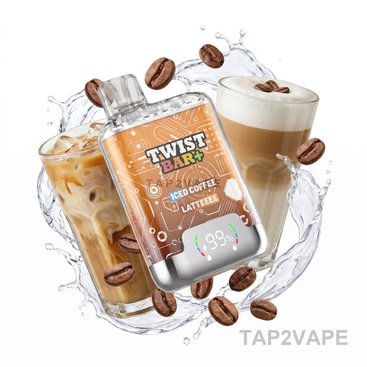 ICED COFFEE + LATTEEEE TWIST BAR+