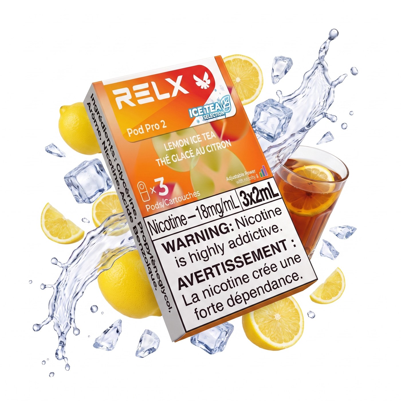 LEMON ICE TEA RELX PRO 2 POD PACK