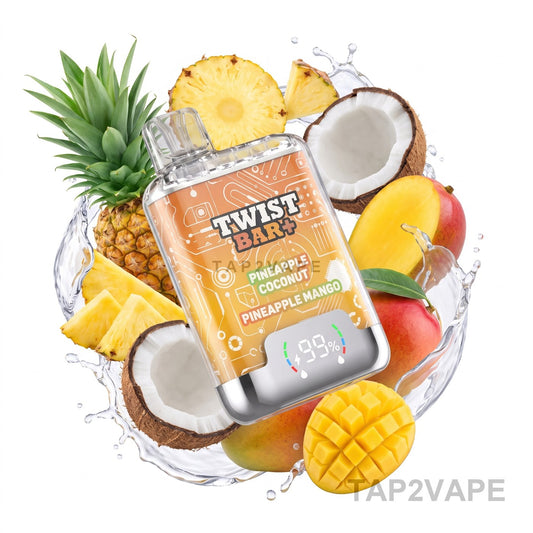 PINEAPPLE COCONUT + PINEAPPLE MANGO TWIST BAR+