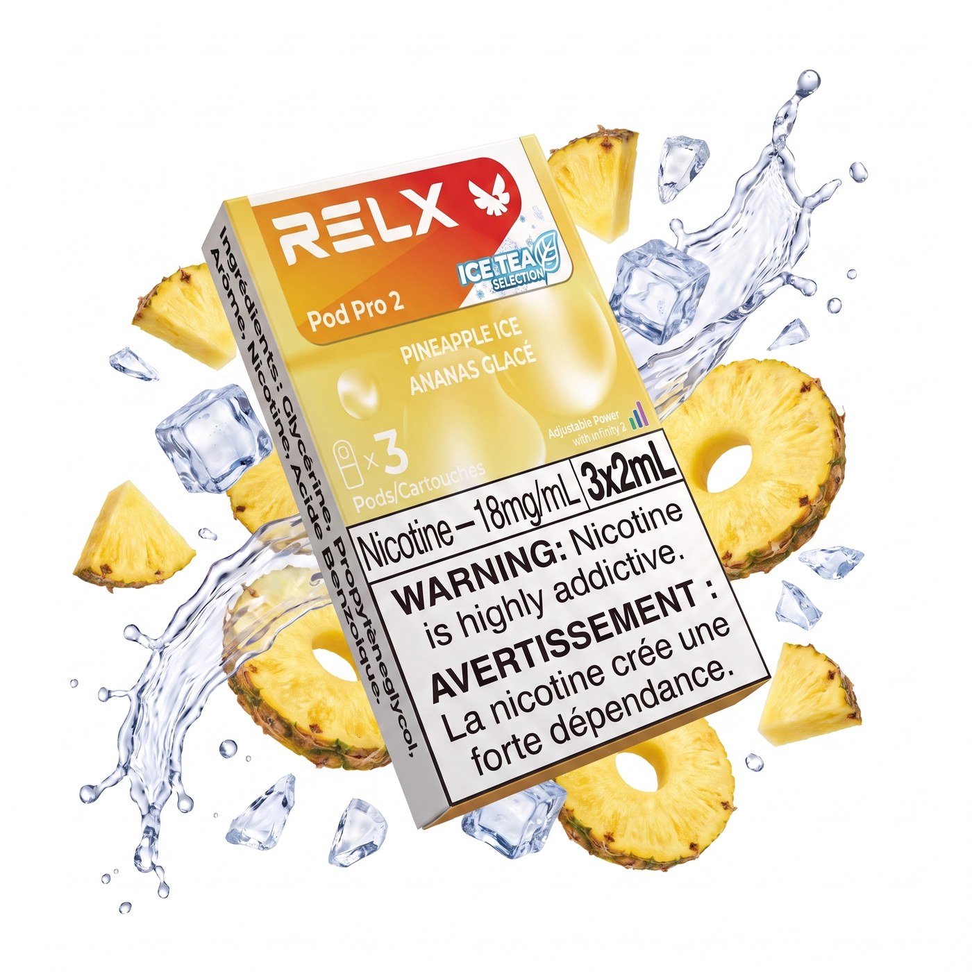 PINEAPPLE ICE RELX PRO 2 POD PACK