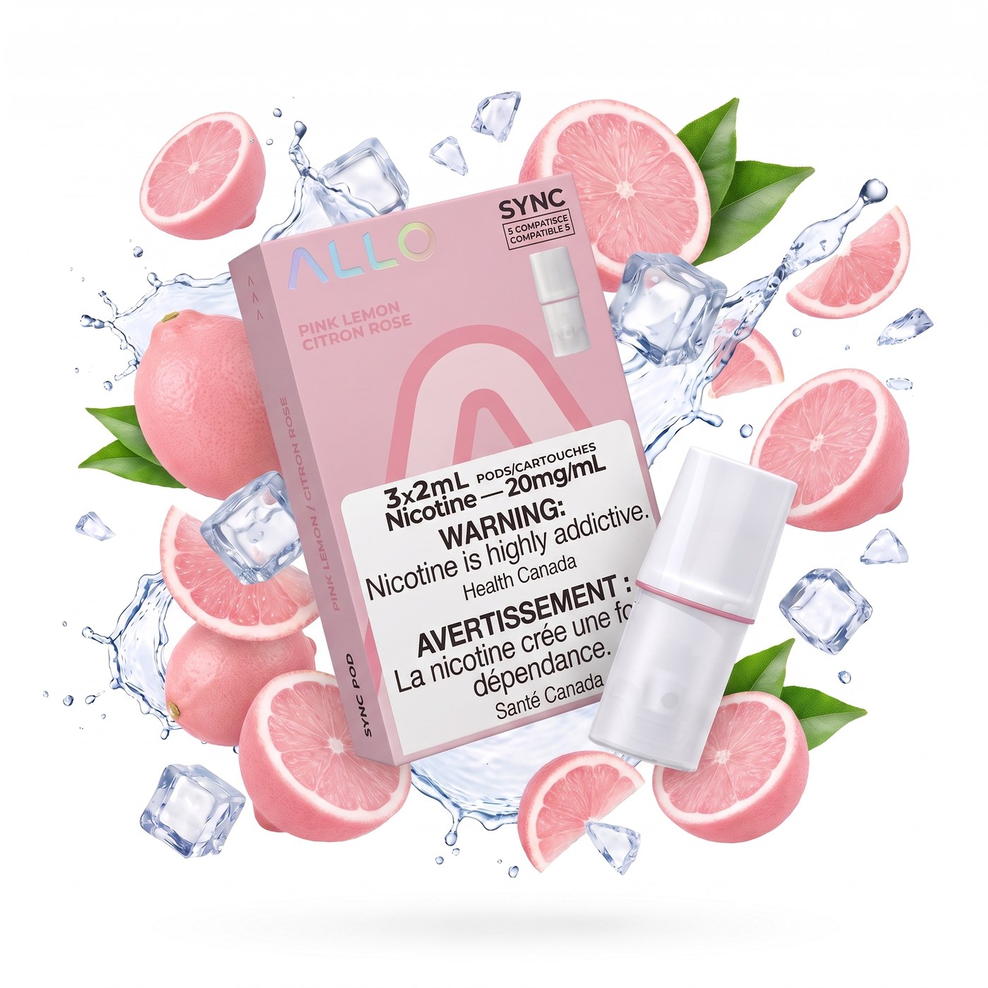 PINK LEMON ALLO SYNC POD PACK