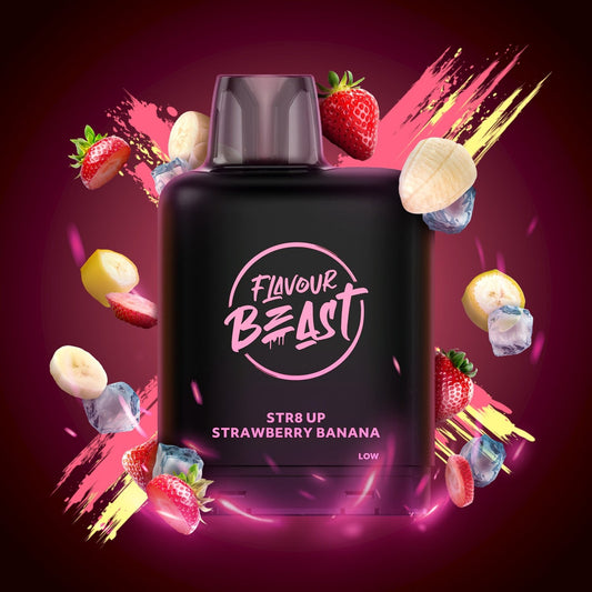 STR8 UP STRAWBERRY BANANA ICED LEVEL X BOOST G2 32K POD pod