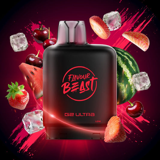 STRAWBERRY CHERRY WATERMELON (ICED) LEVEL X G2 ULTRA 50K POD pod