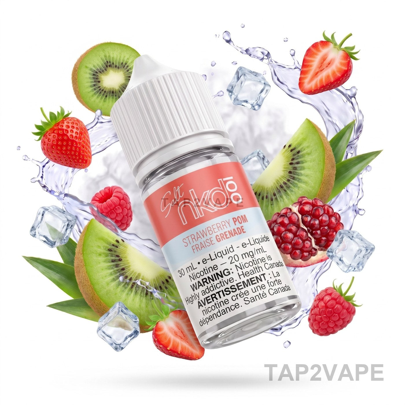 STRAWBERRY POM NAKED 100 SALT