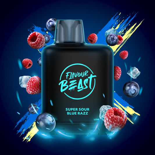 SUPER SOUR BLUE RAZZ ICED LEVEL X BOOST G2 32K POD pod