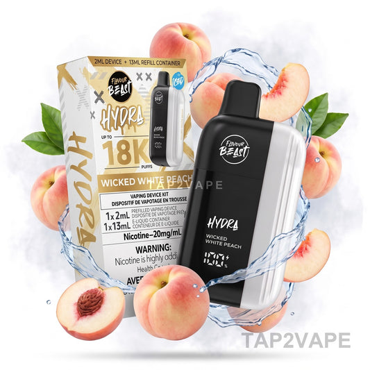 WICKED WHITE PEACH FLAVOUR BEAST HYDRA